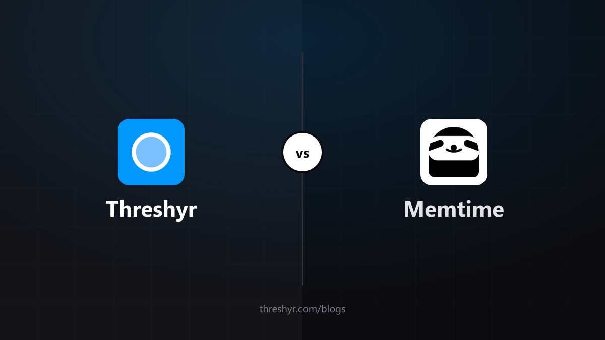 Threshyr vs Memtime: Two Offline Automatic Trackers, Compared